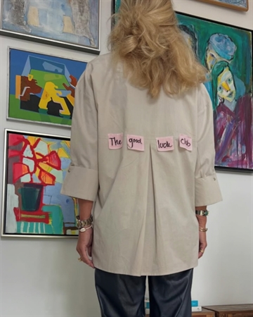 WAUW Luna shirt - The good luck club Silver grey 